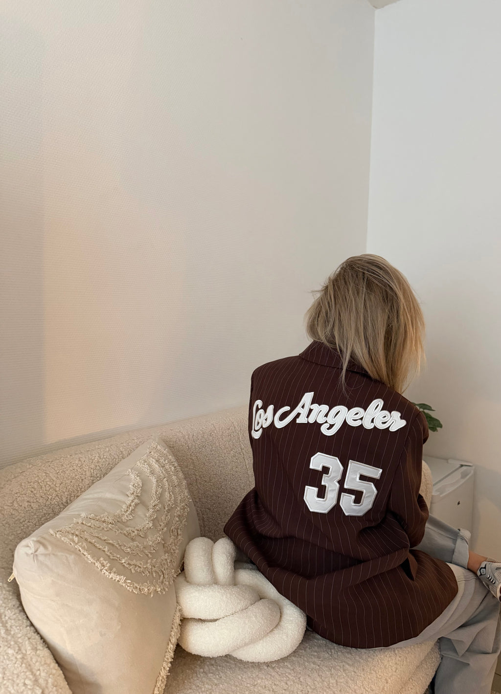 The Varsity 35 Blazer Brown