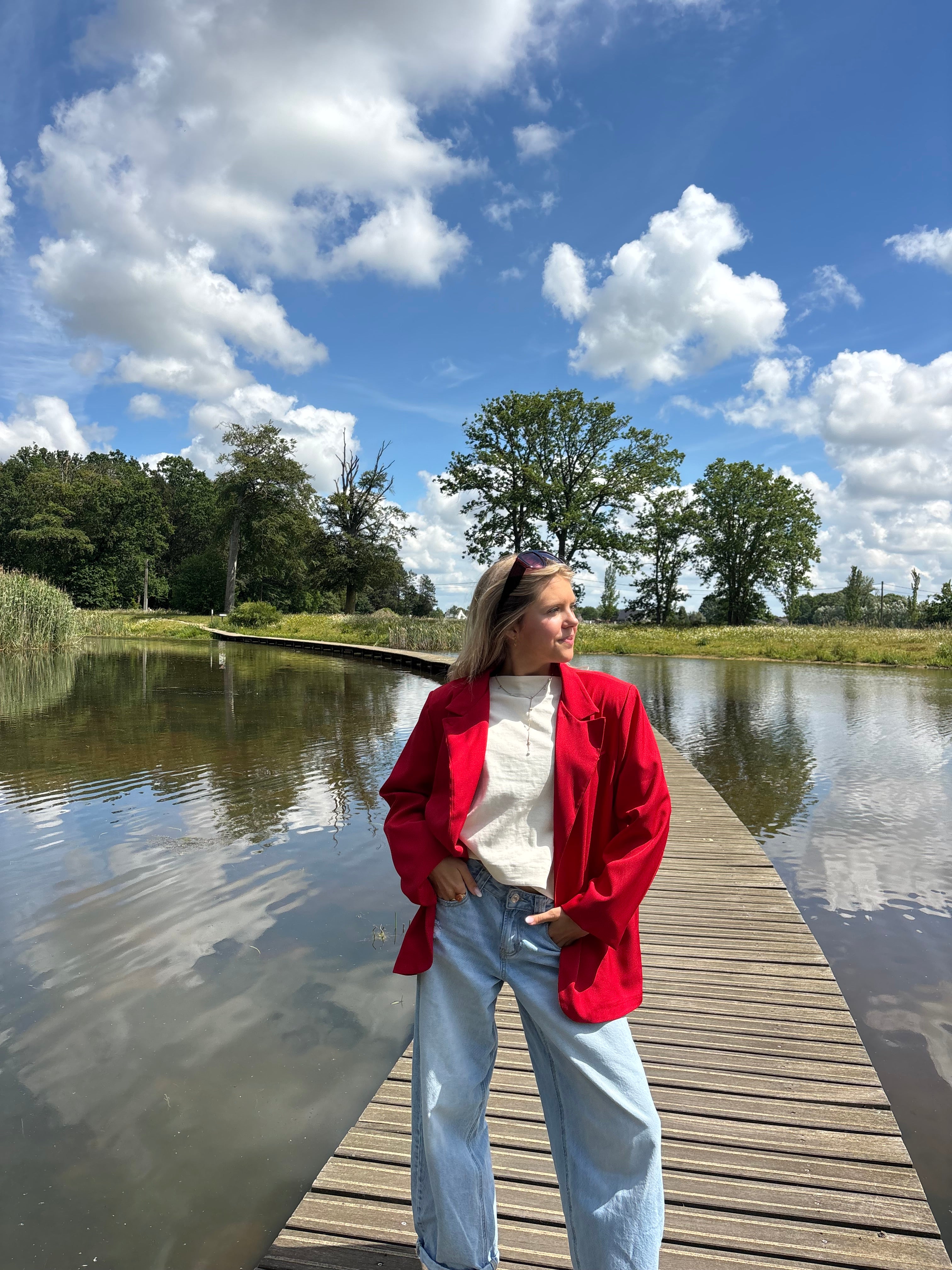 Amélie Blazer Red