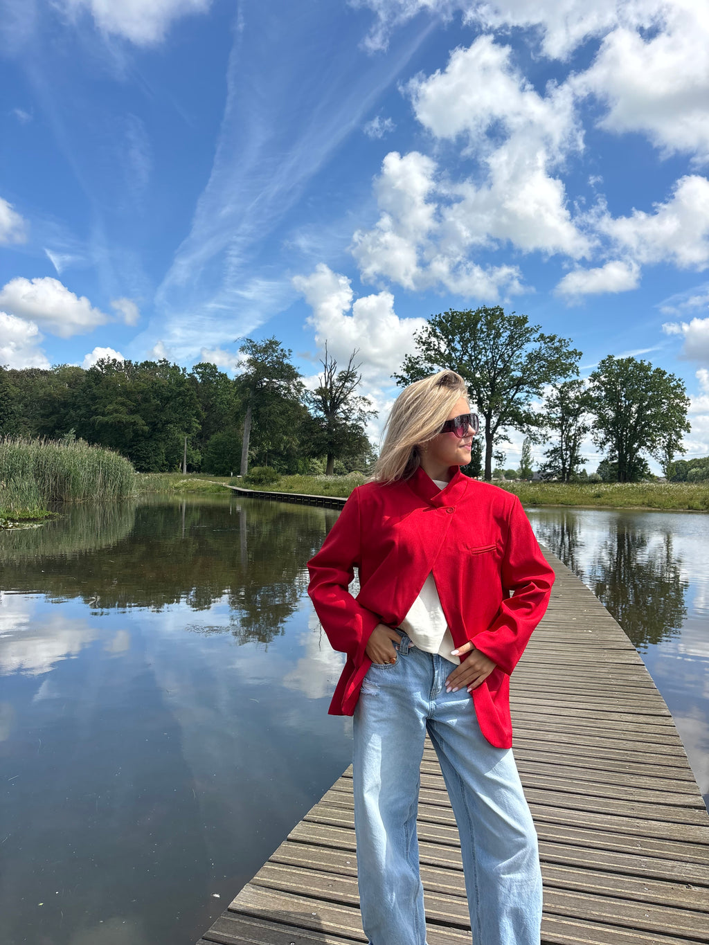 Amélie Blazer Red