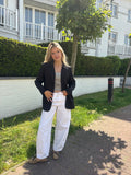 Louise open back blazer
