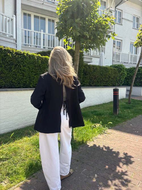 Louise open back blazer